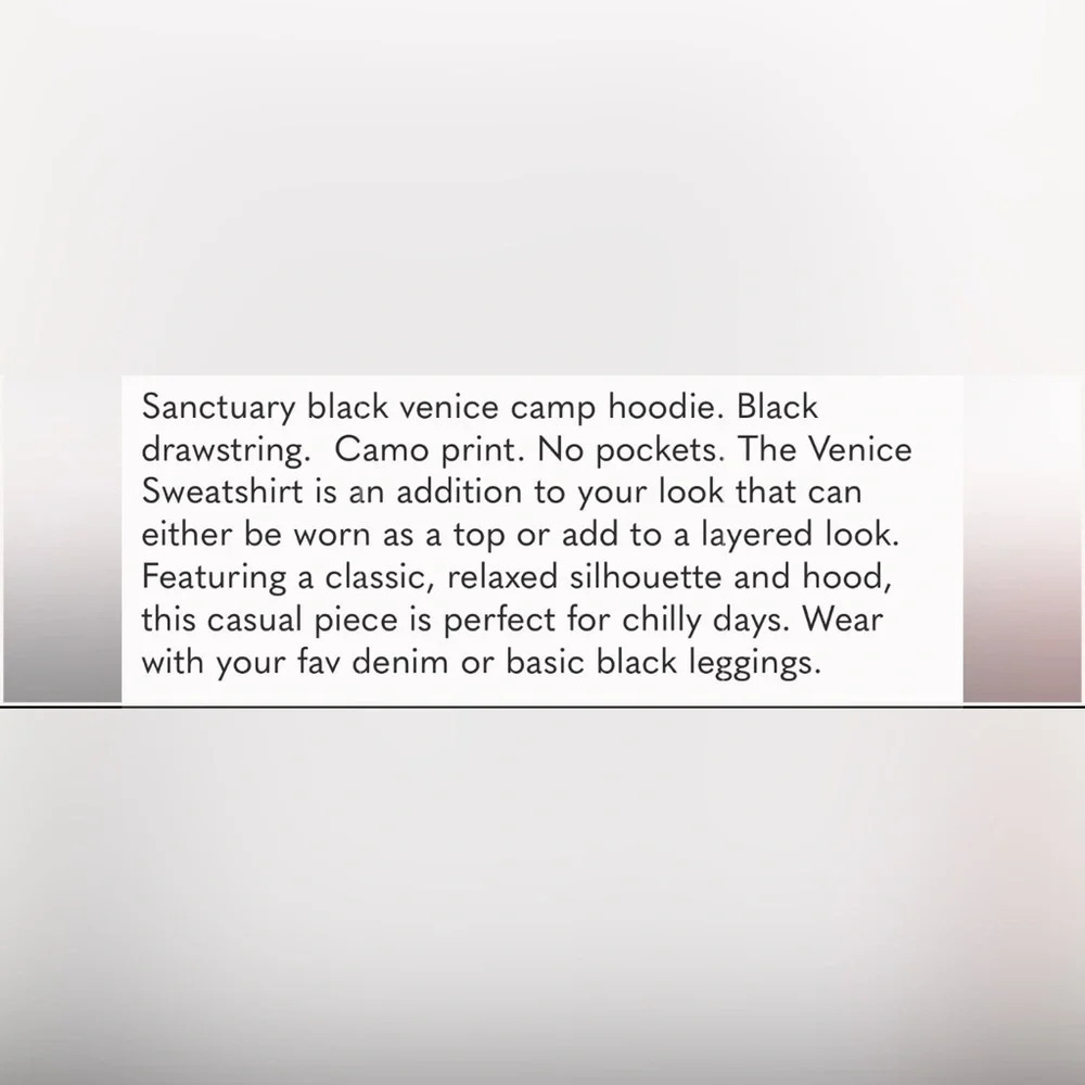 Sanctuary Venice Camo Hoodie - Picture 5 of 5